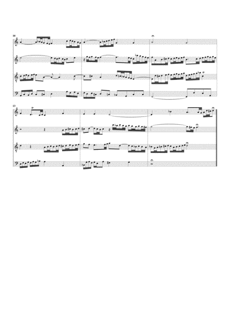 Mit Fried Und Freud Ich Fahr Dahin Bwv 616 From Orgelbuechlein Arrangement For 4 Recorders Page 2