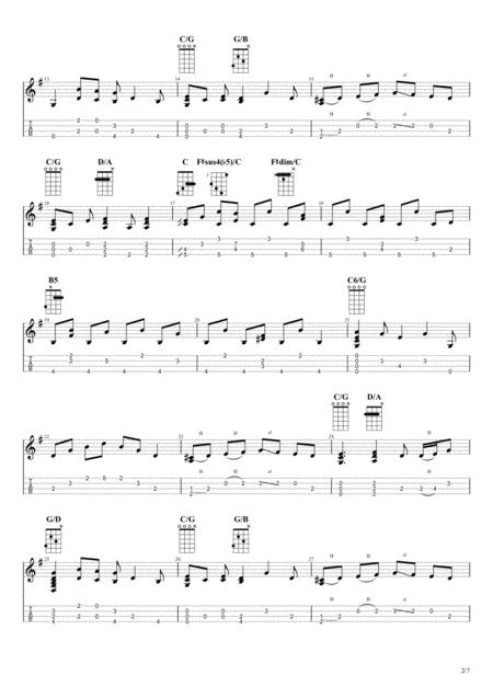 Mombasa By Tommy Emmanuel For Low G Ukulele Page 2