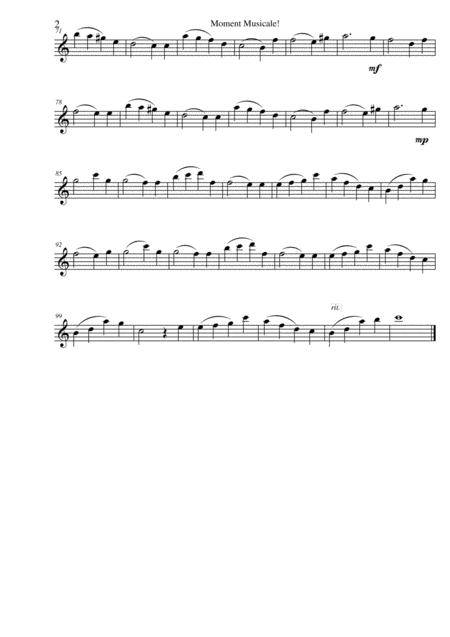 Moment Musicale For Flute Choir Page 2