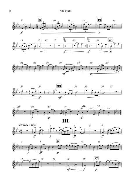 Moon Dances For Flute Choir Parts Page 2