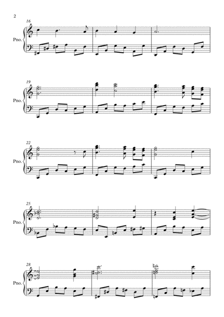 Moon River By Andy Williams Piano Page 2