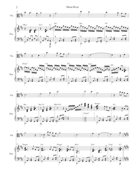 Moon River Viola Solo And Piano Page 2