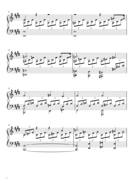 Moonlight Sonata Beethoven Piano Solo Easy Short Original Level 4 Page 2