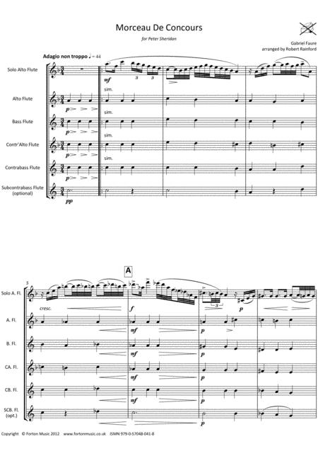 Morceau De Concours Alto Flute Solo Page 2