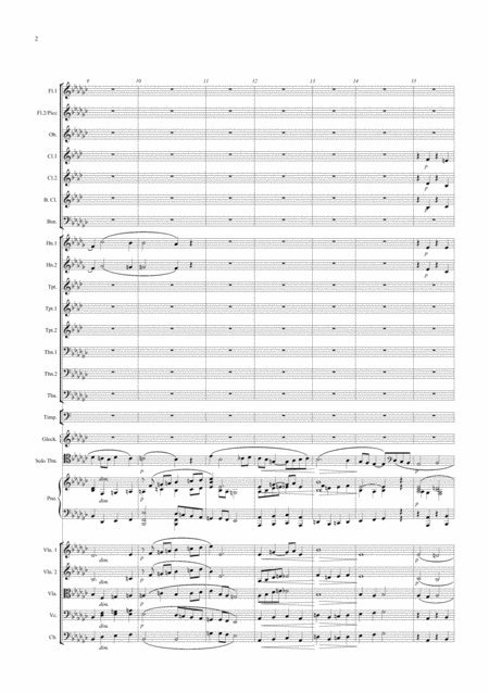 Morceau Symphonique Pour Trombone Concert Piece Guilmant Op 88 For Orchestra Page 2