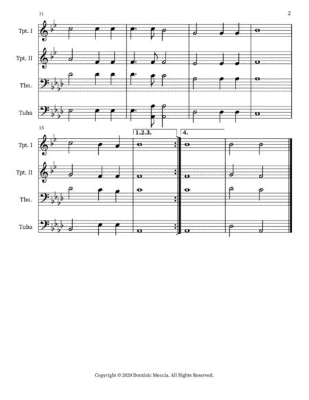 More Love To Thee Brass Quartet Page 2