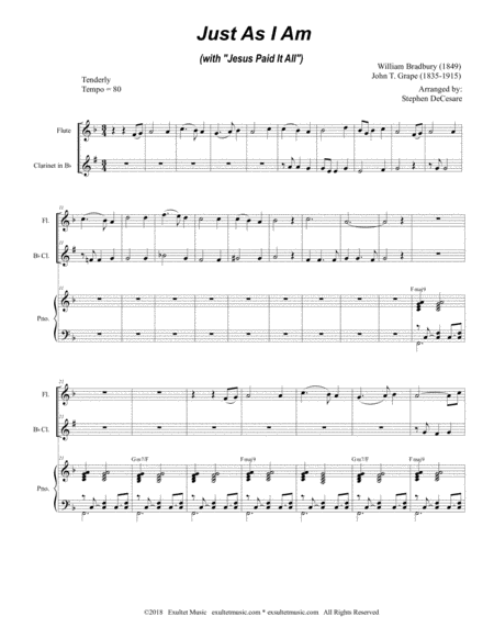 More Love To Thee O Christ Piano Accompaniment For Tenor Sax Page 2