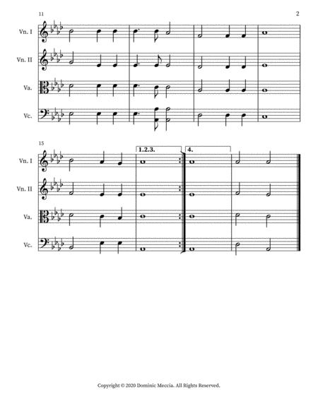 More Love To Thee String Quartet Page 2