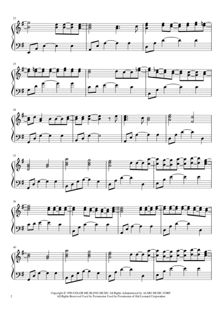 More Than Words Extreme Piano Solo Page 2