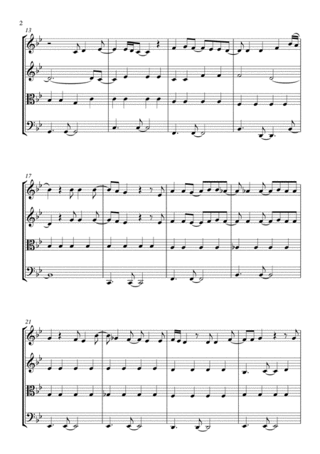 More Than Words String Quartet Score And Parts Page 2