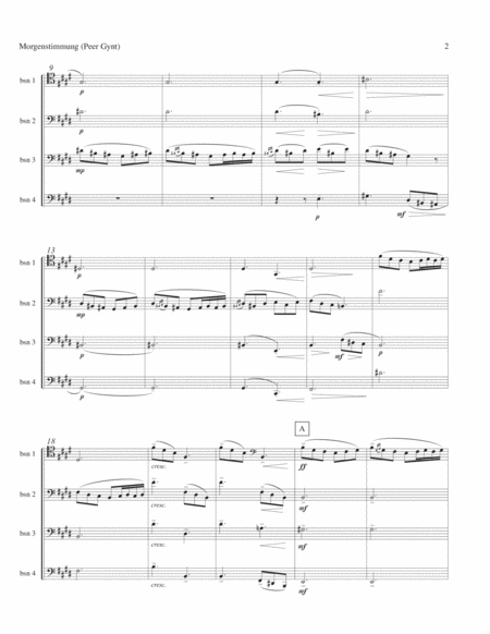 Morgenstimmung Morning Mood From Peer Gynt Suite No 1 Page 2