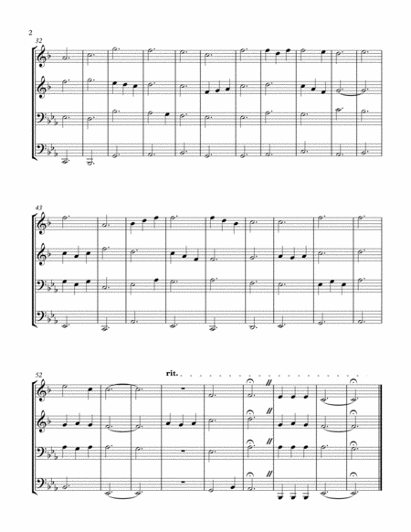 Morning Has Broken Brass Quartet Page 2