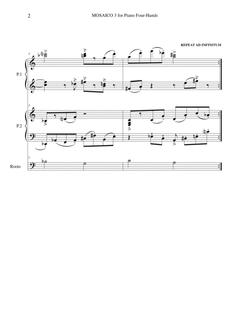 Mosaico 3 For Piano Four Hands Page 2