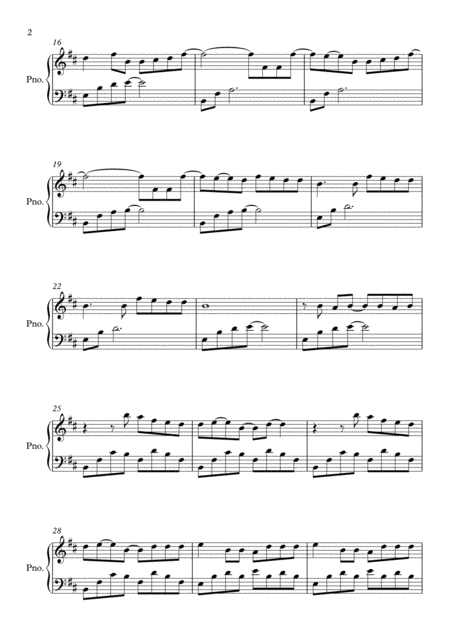Moves Like Jagger By Maroon 5 Featuring Christina Aguilera Piano Page 2