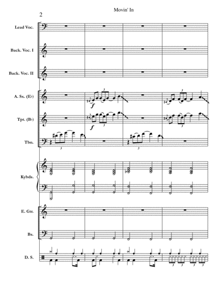 Movin In Chicago Complete Score Page 2