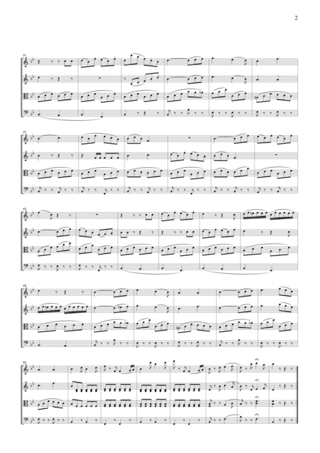 Mozart Che Soave Zeffiletto From Le Nozze Di Figaro For String Quartet Cm026 Page 2