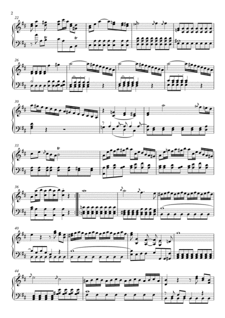 Mozart Divertimento Kv 136 Piano Version Page 2