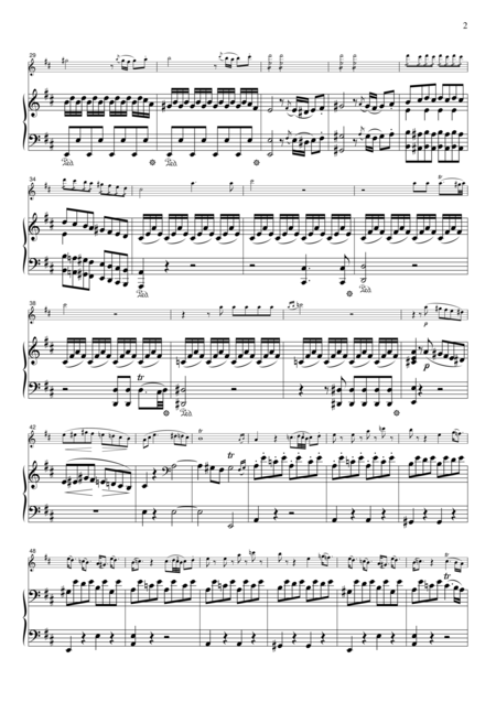 Mozart Idomeneo Overture For Violin Piano Vm001 Page 2