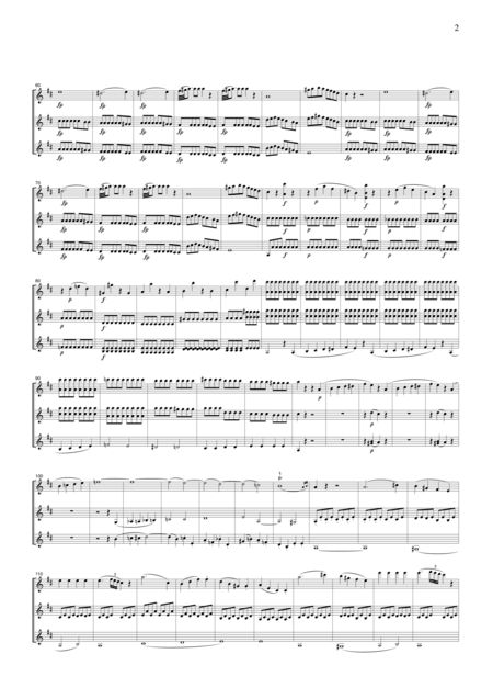 Mozart Overture To The Marriage Of Figaro For 3 Violins Vn305 Page 2