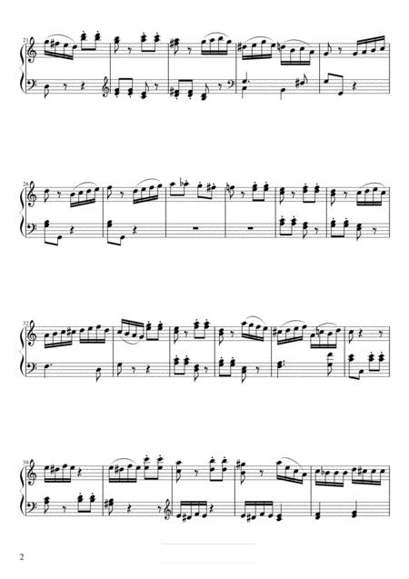 Mozart Piano Sonata In C Major K545 3rd Movement Rondo Original Version Page 2