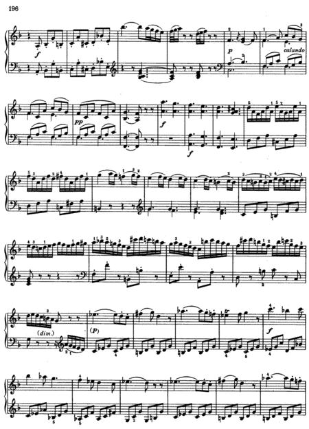 Mozart Piano Sonata No 12 In F Major K332 3rd Movement Original Complete Version Page 2