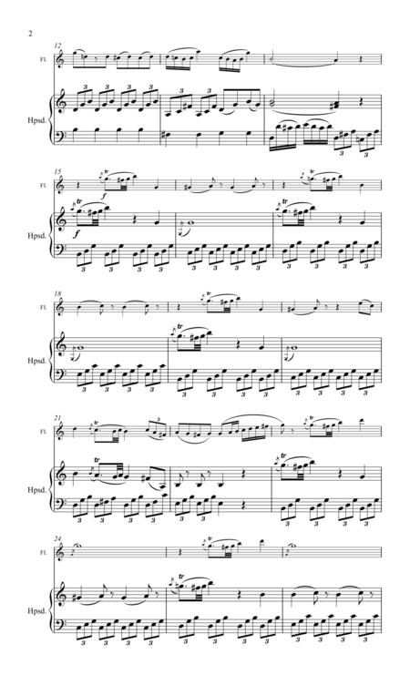 Mozart Sonata In C Major Flute Piano Page 2