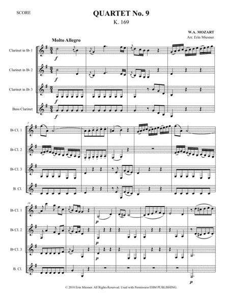 Mozart String Quartet No 9 For Clarinet Quartet Page 2