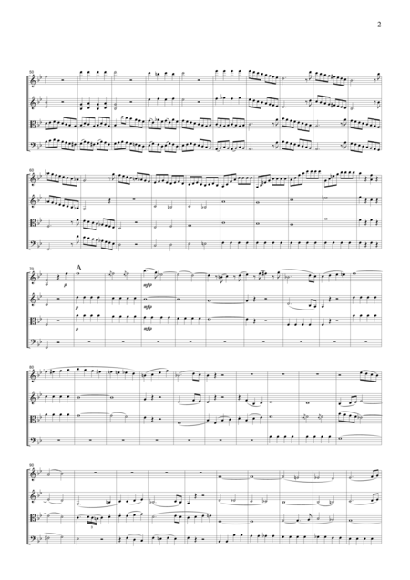 Mozart Symphony No 40 4th Mvt For String Quartet Cm004 Page 2