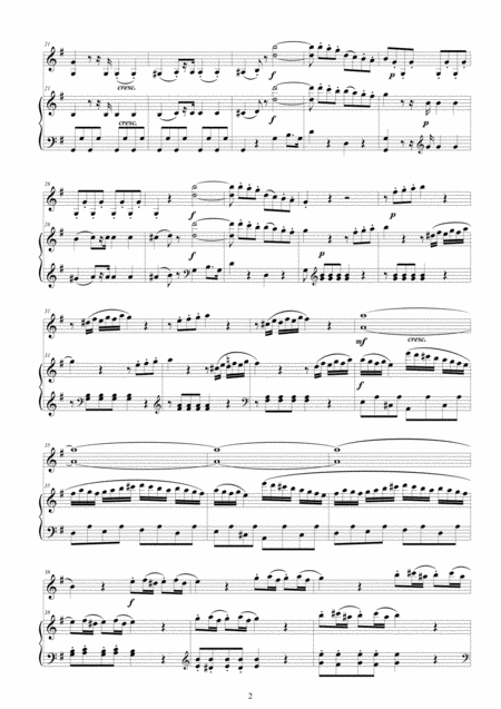 Mozart Violin Sonata No 18 In G Major Kv 301 For Violin And Piano Score And Part Page 2