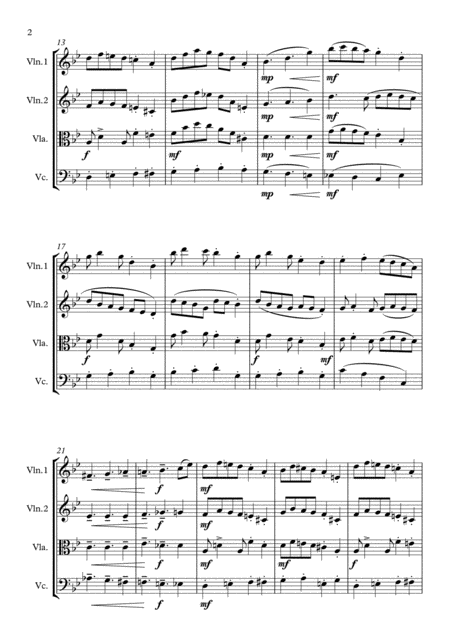 Much Ado String Quartet Page 2