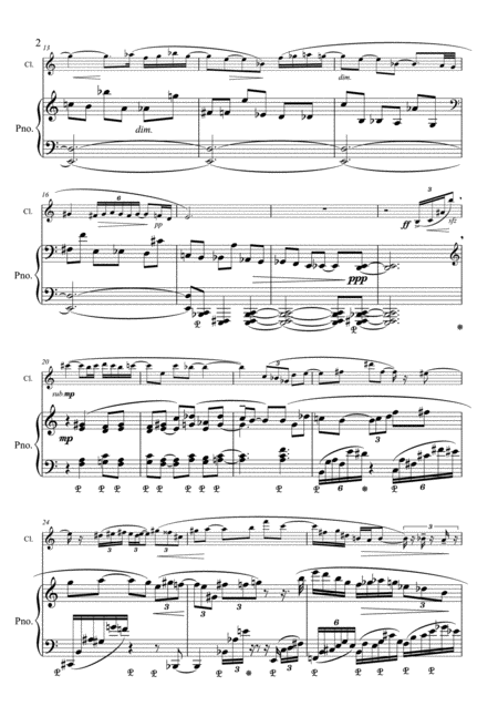 Murray Solus For Clarinet Piano Page 2