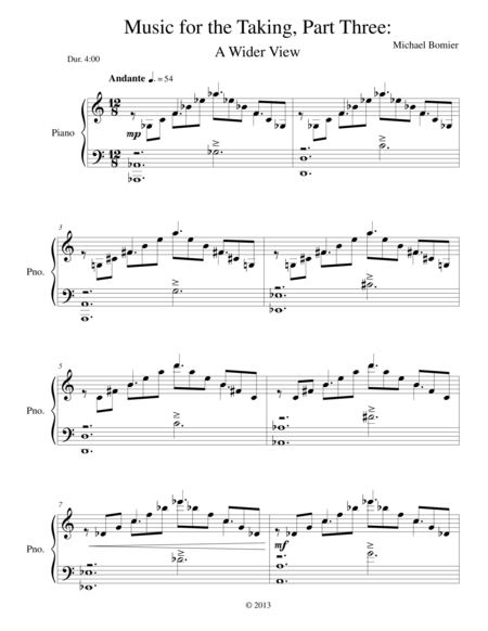 Music For The Taking Part Three A Wider View Page 2