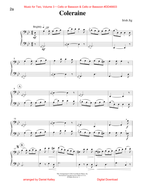 Music For Two Volume 3 For Cello Or Bassoon Cello Or Bassoon Page 2