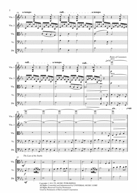 Music From Game Of Thrones Page 2