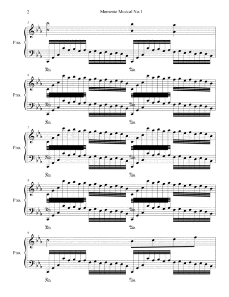 Musical Moment No 1 Page 2