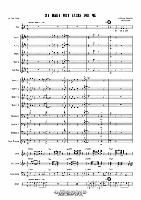 My Baby Just Cares For Me Big Band Vocal Page 2