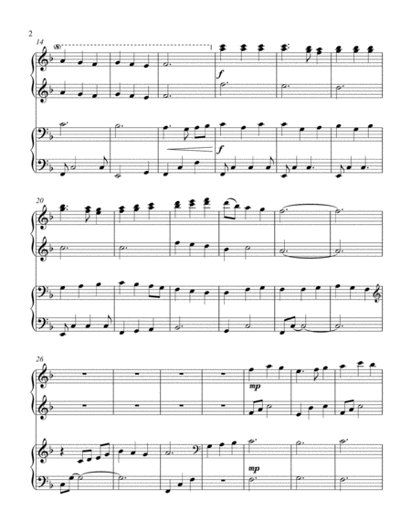 My Country Tis Of Thee 1 Piano 4 Hand Duet Page 2