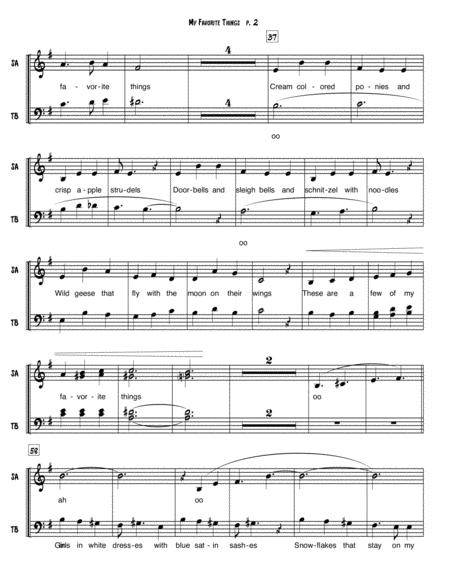 My Favorite Things Arr By Mike Dana Satb Vocal Jazz Ens Rhythm Page 2