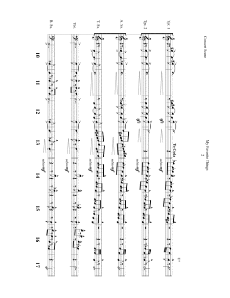 My Favorite Things Brass Sax Sextet Page 2