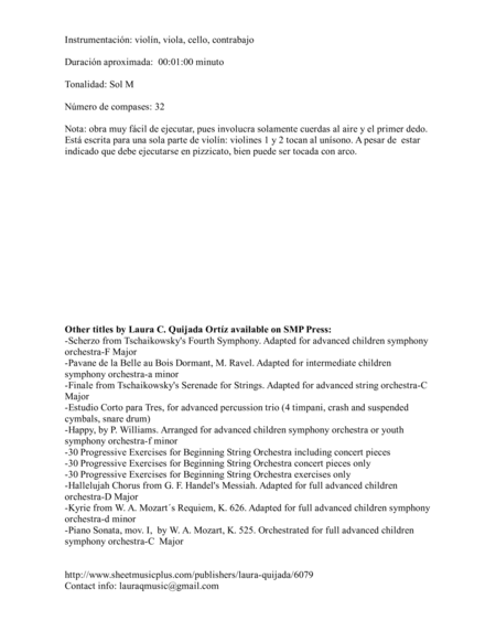 My First Jingle Bells Easy Arrangement Of J Pierpoints Piece For Beginning Children String Orchestra Score Parts Page 2