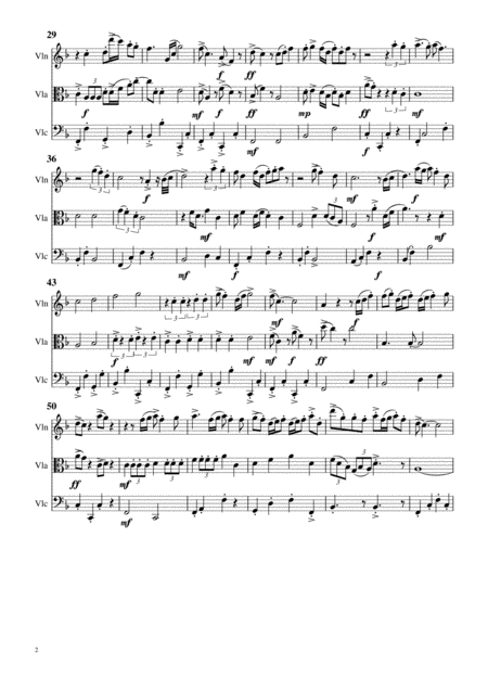 My Girl For Violin Viola Cello Trio Page 2