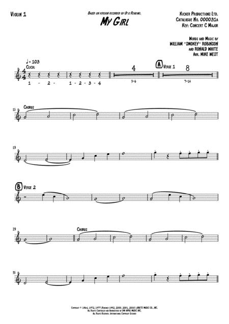 My Girl String Section Page 2