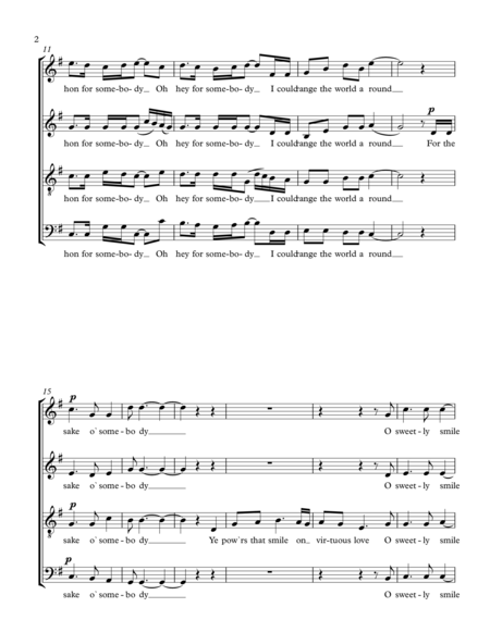 My Heart Is Sair Satb Choir Page 2