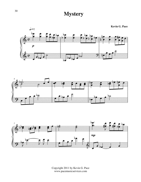 Mystery Easy Piano Solo Page 2