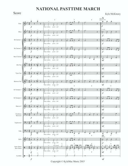 National Pastime March Concert March Page 2