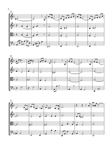 Nature Boy String Quartet Page 2