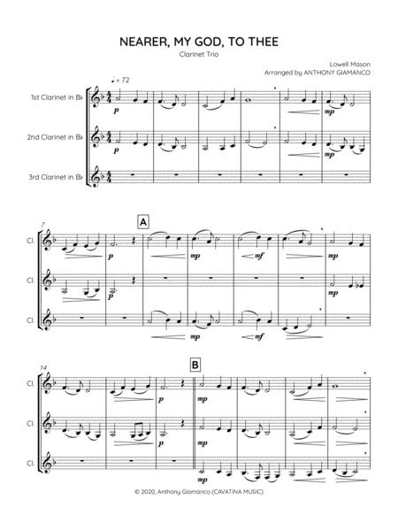 Nearer My God To Thee Clarinet Trio Page 2