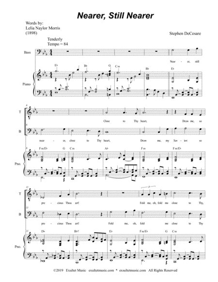 Nearer Still Nearer For 2 Part Choir Tb Page 2