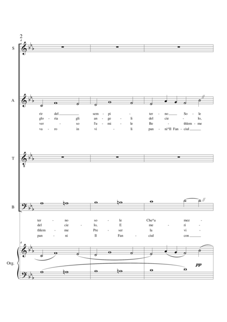 Nell Apparir Del Sempiterno Sole Lauda Spiritual For Choir Satb A Cappella Or Organ Page 2