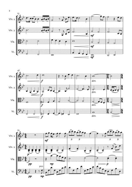 Nella Fantasia For String Quartet Page 2